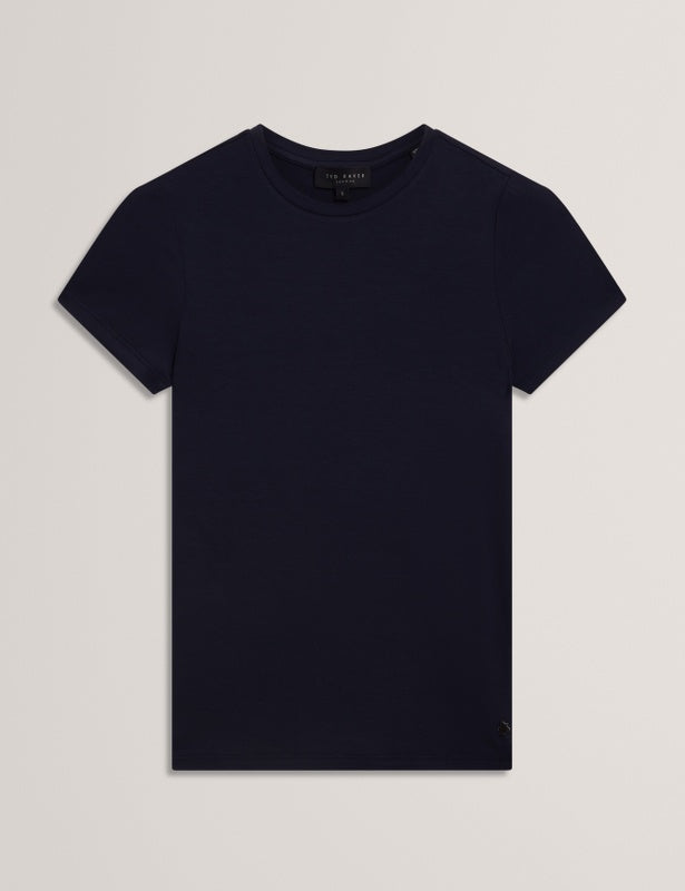 Ted Baker Larnaa Short Sleeve Fitted Tee | Navy