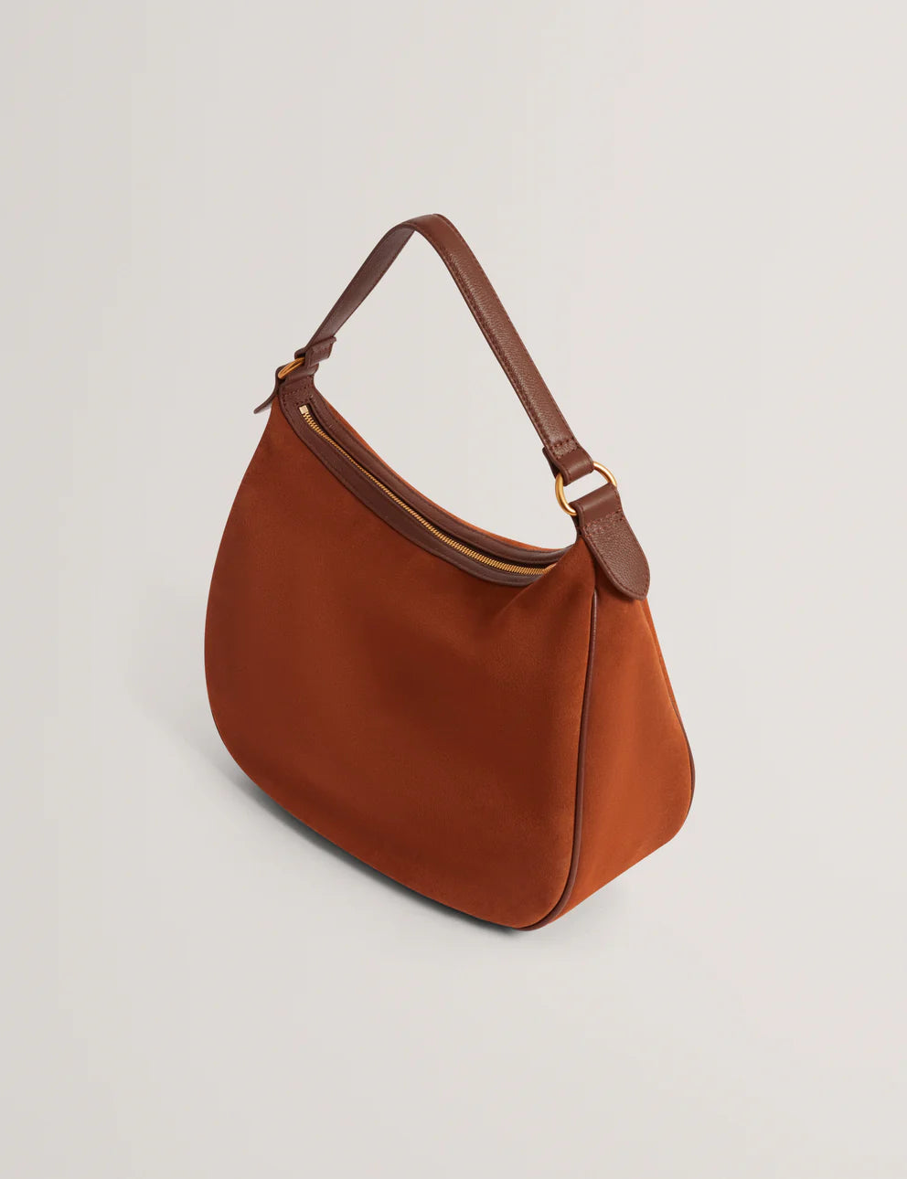 Ted Baker Samiyra Webbing Suede Hobo Bag | Brown