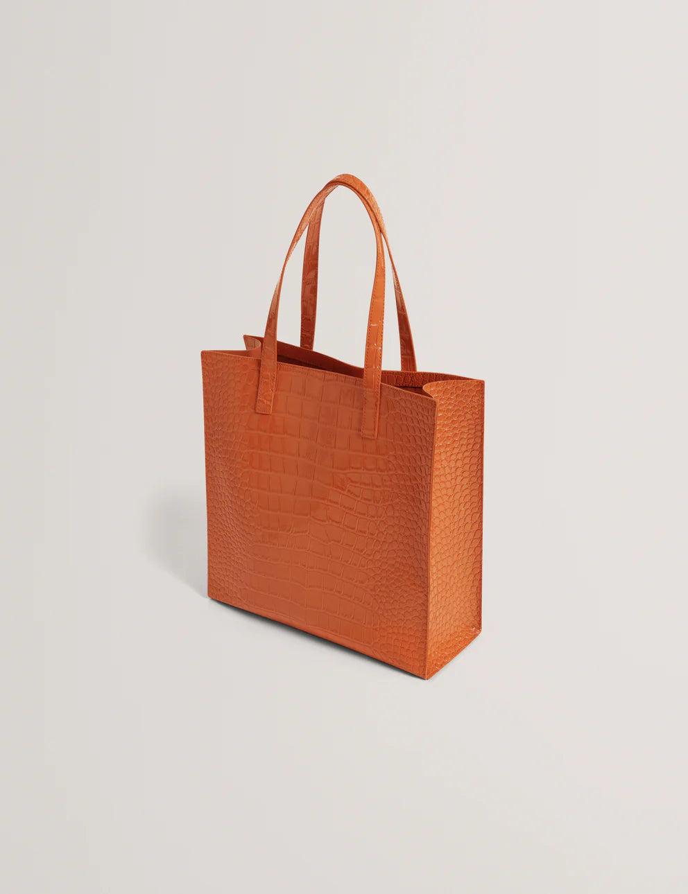 Ted Baker Wenella Croc Effect Large Icon Bag | Tan