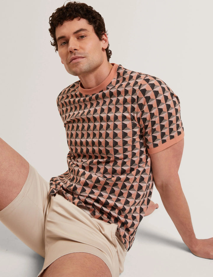 Ted Baker Loweton Slim Leg Stretch Cotton Chino Shorts | Ecru