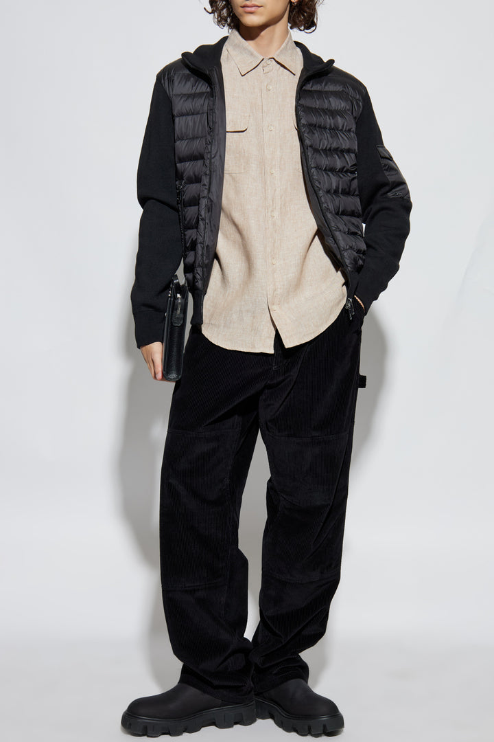 Paul & Shark Ultralight Down Tech Wool Hybrid Jacket | Black