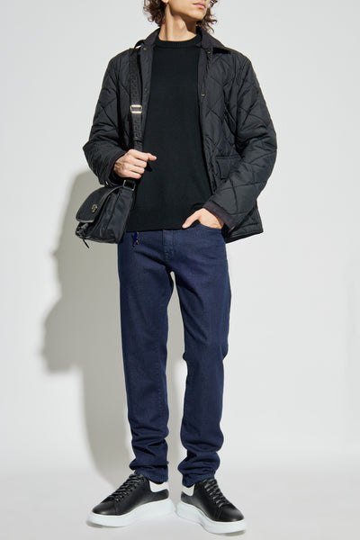 Paul & Shark Winter Giza Cotton Stretch Denim | Navy