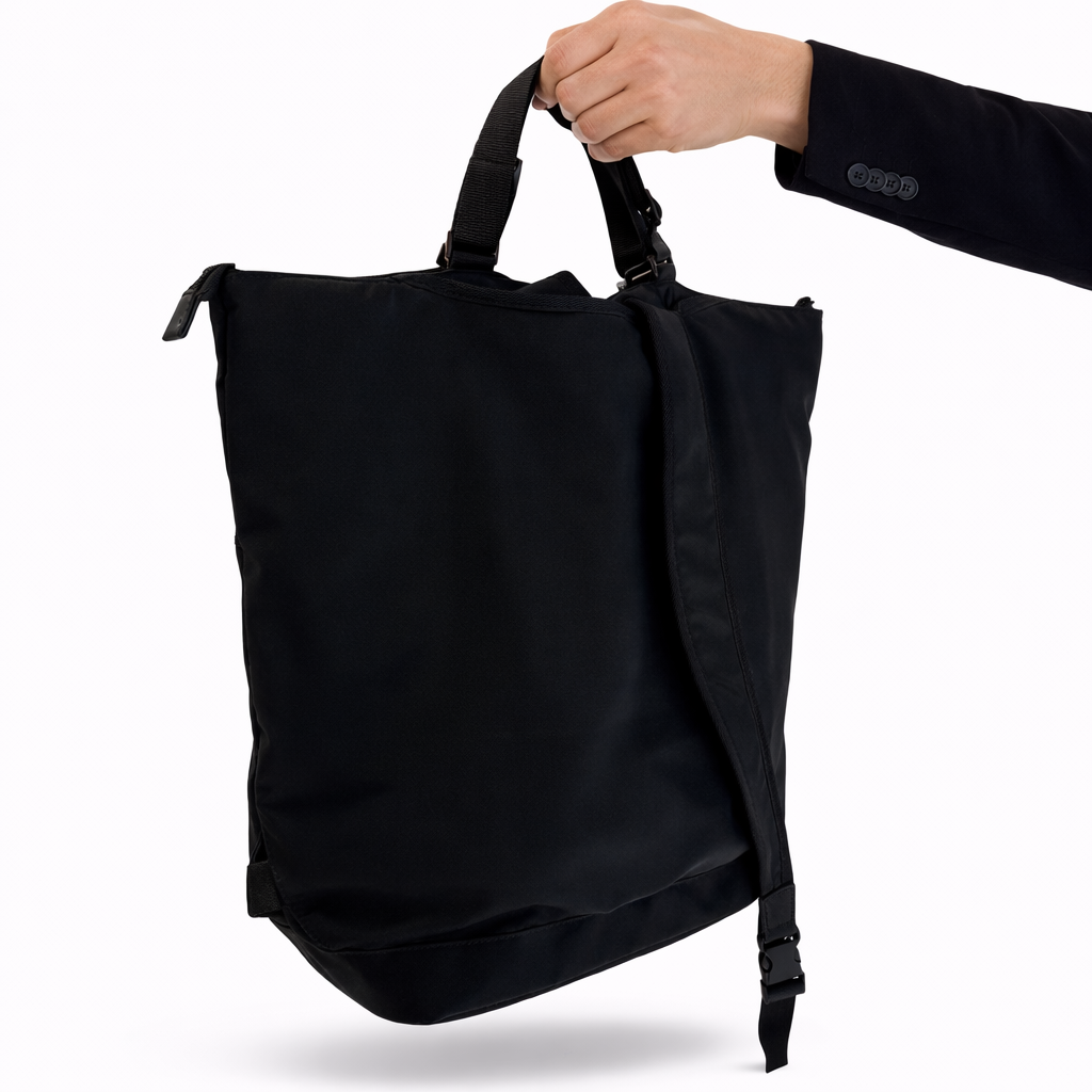 Paul & Shark Water Repellent Typhoon 2-Way Backpack/totebag | Black