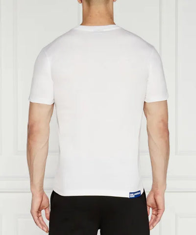 Karl Lagerfeld Logo Regular Fit T-shirt | White