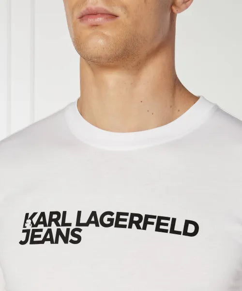 Karl Lagerfeld Logo Regular Fit T-shirt | White