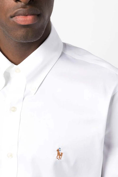 Ralph Lauren Shirt with Pony Motif | White
