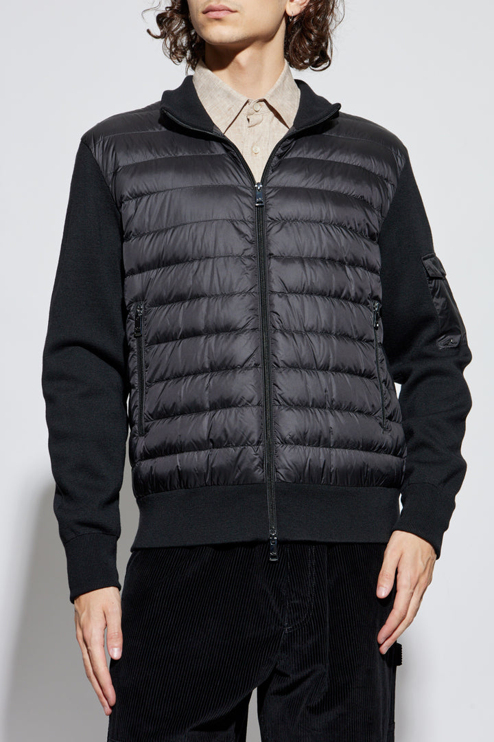 Paul & Shark Ultralight Down Tech Wool Hybrid Jacket | Black