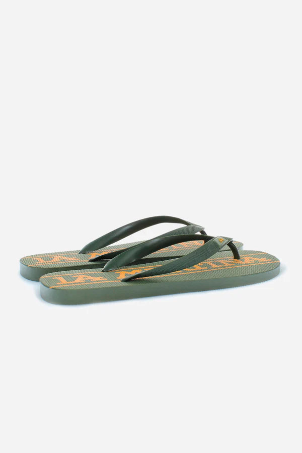 La Martina Men's Flip Flops | Olive
