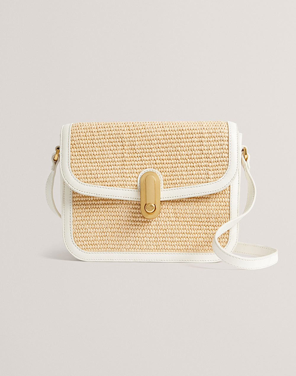 Ted Baker Kkasia Small Zipped Canvas Pouch | Ecru