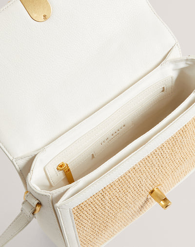 Ted Baker Kkasia Small Zipped Canvas Pouch | Ecru
