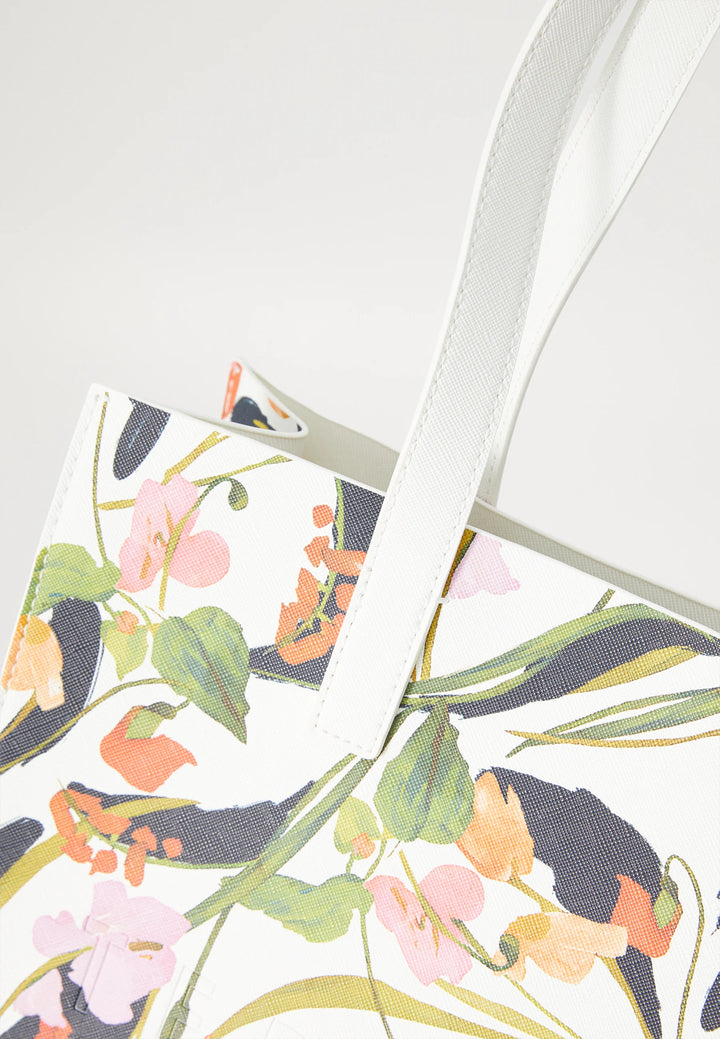 Ted Baker Flowela Floral Printed Icon Bag | Cream
