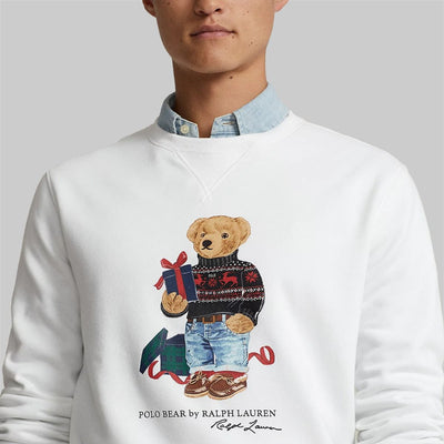 Ralph Lauren Polo Bear Fleece Sweatshirt | White
