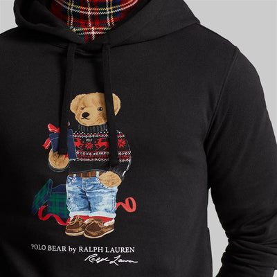 Ralph Lauren Polo Bear Fleece Hoodie | Black