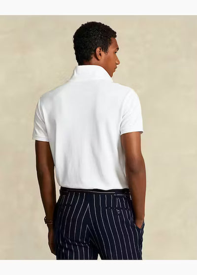 Ralph Lauren Custom Slim Fit Polo Bear Polo Shirt | White