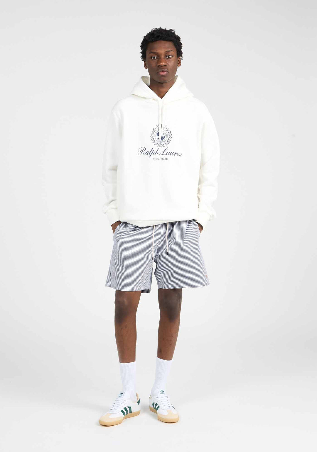 Ralph Lauren Sweatshirt with Graphic Fleece | White