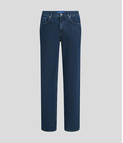 Karl Lagerfeld Tapered Denim | Washed Dark Blue