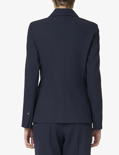 PennyBlack Double Breasted Gargano Twill Jacket | Navy