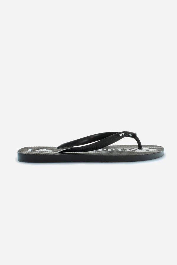 La Martina Men's Flip Flops | Black