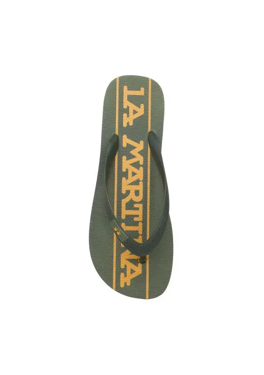 La Martina Men's Flip Flops | Olive