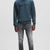 Karl Lagerfeld Distressed Slim Jeans | Washed Dark Grey