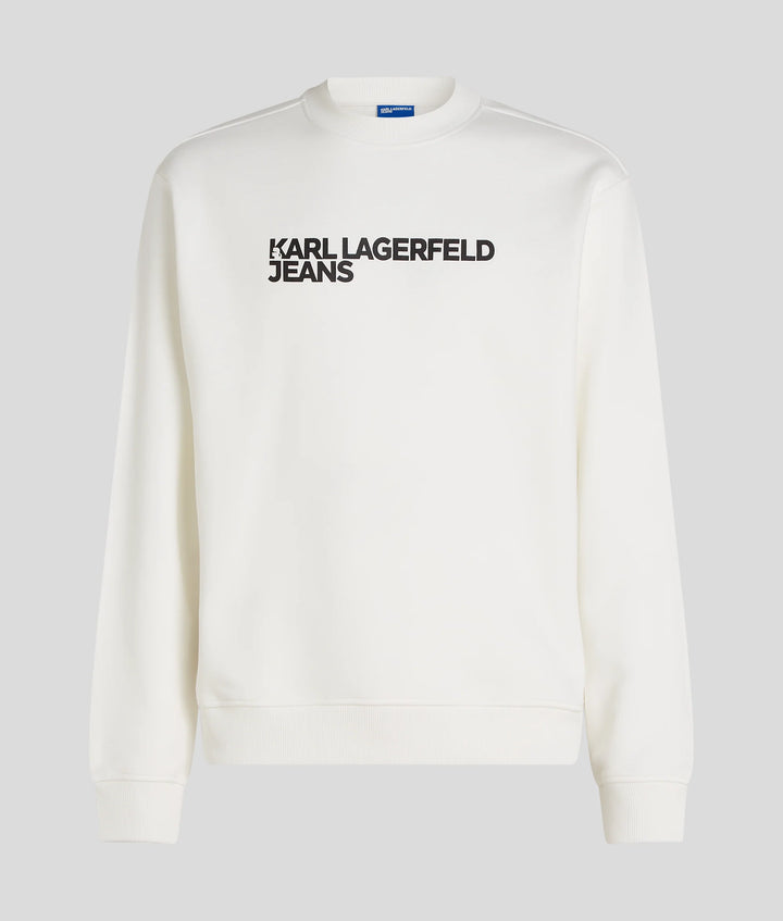 Karl Lagerfeld Logo Regular Sweatshirt | White