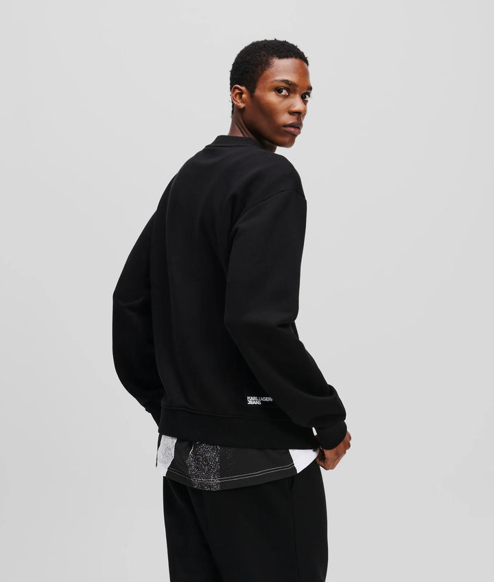 Karl Lagerfeld Logo Regular Sweatshirt | Black
