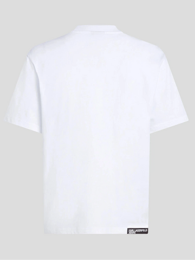 Karl Lagerfeld Regular K Logo T-shirt | White