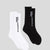 Karl Lagerfeld Women's Logo Socks 2 Pack | White/Black