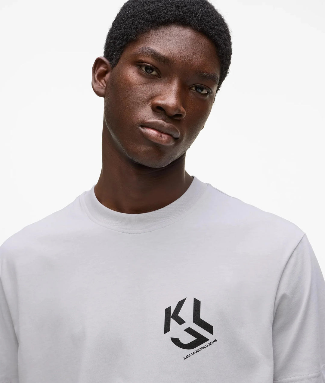 Karl Lagerfeld Regular Monogram Men's T-shirt | Micro Chip