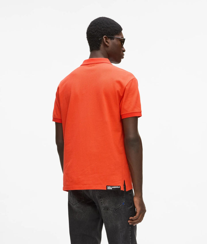 Karl Lagerfeld Logo Men's Polo | Grenadine