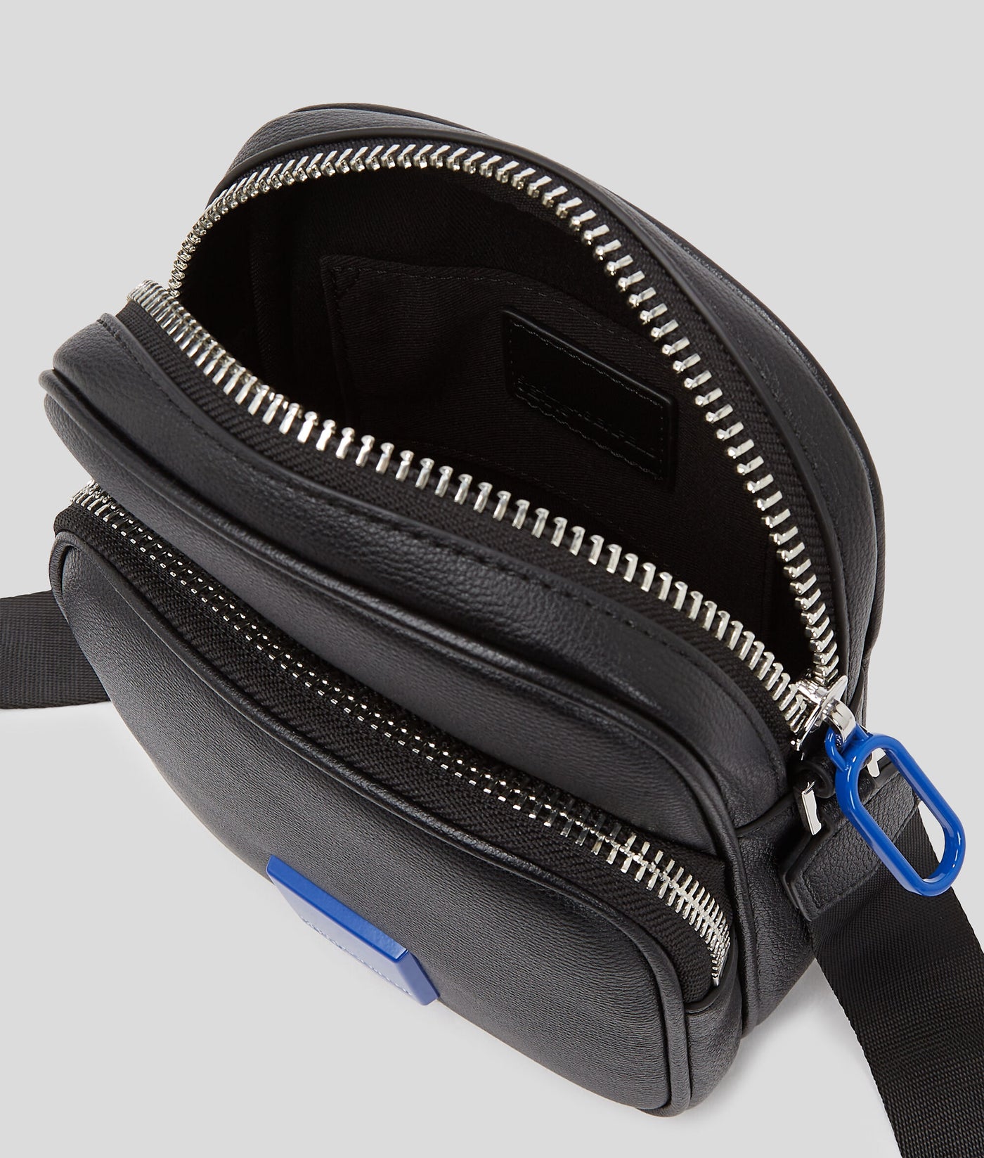 Karl Lagerfeld Box Logo Crossbody Bag | Black