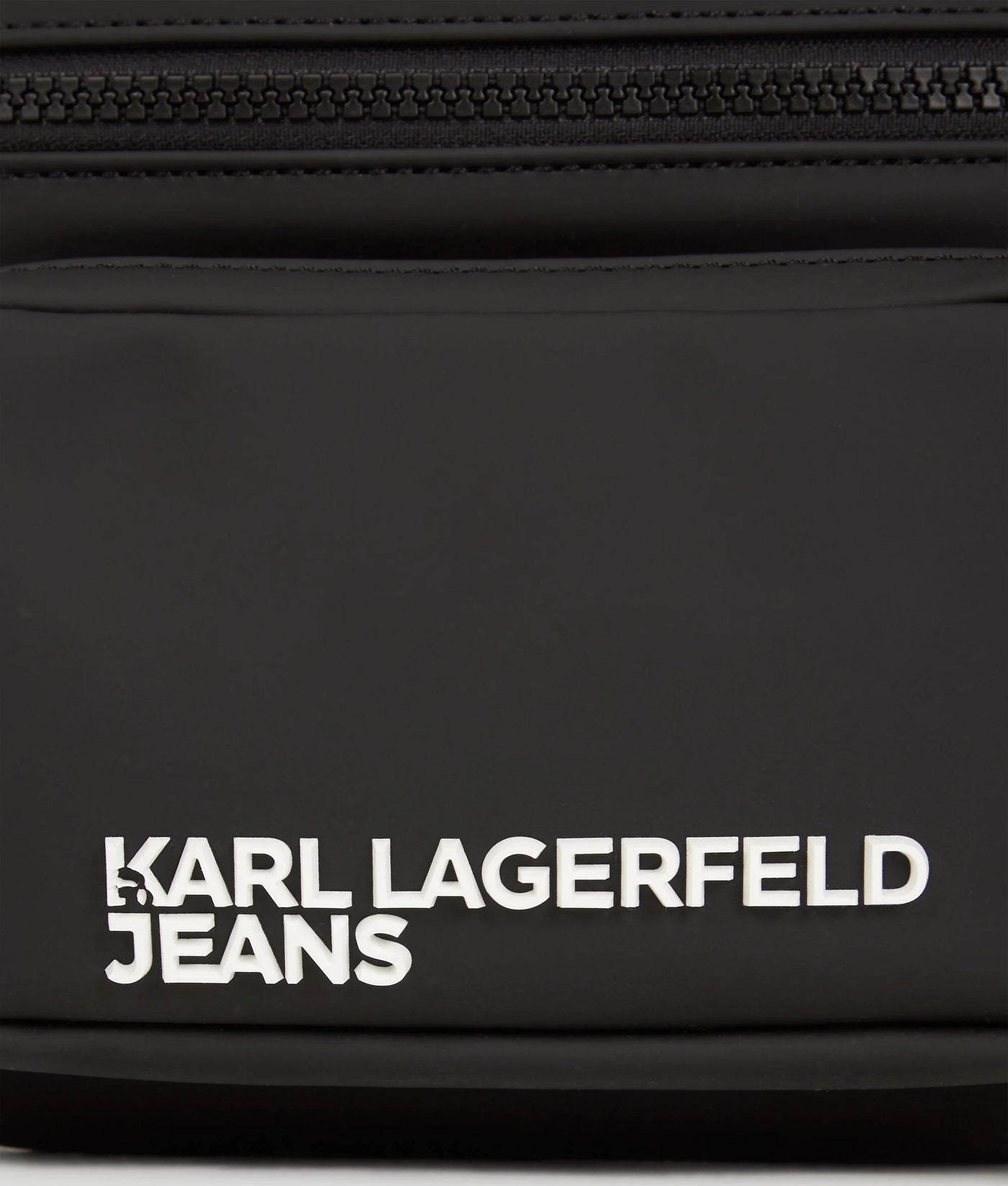 Karl Lagerfeld Coated Belt Bag | Black