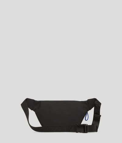 Karl Lagerfeld Coated Belt Bag | Black