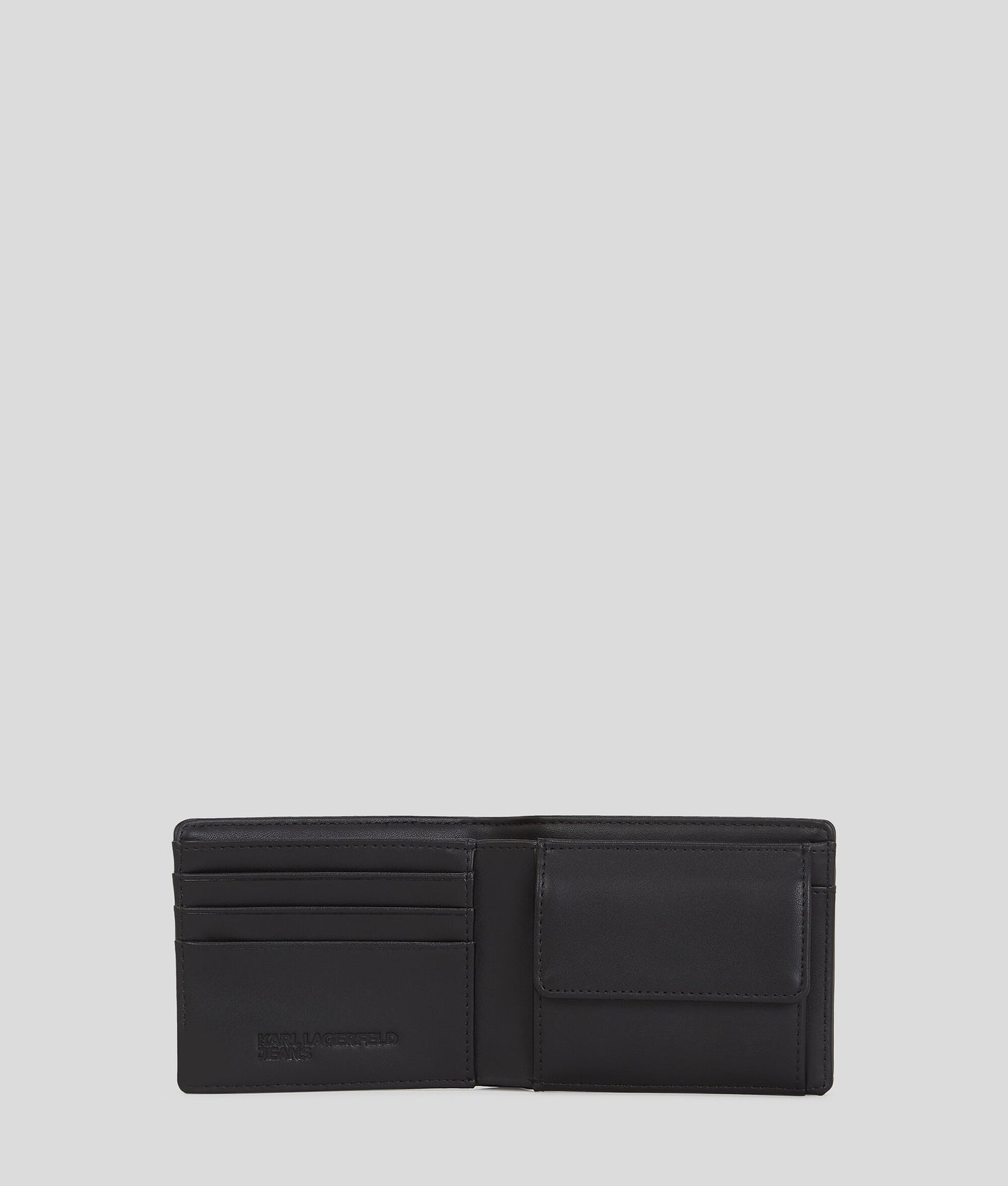 Karl Lagerfeld Box Logo Bifold Wallet | Black
