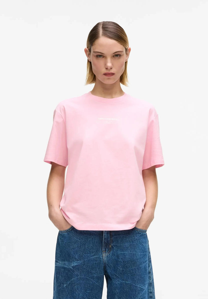 Karl Lagerfeld Outline Logo Women's T-shirt | Fairytale