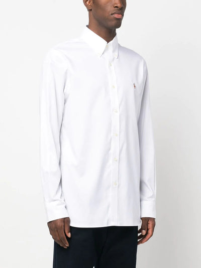 Ralph Lauren Shirt with Pony Motif | White