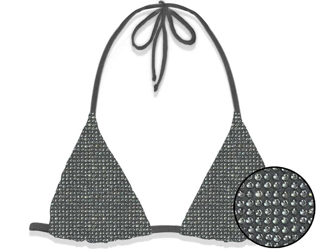 MC2 Saint Barth Women's Triangle Bikini and Bottom | Shiny Strass