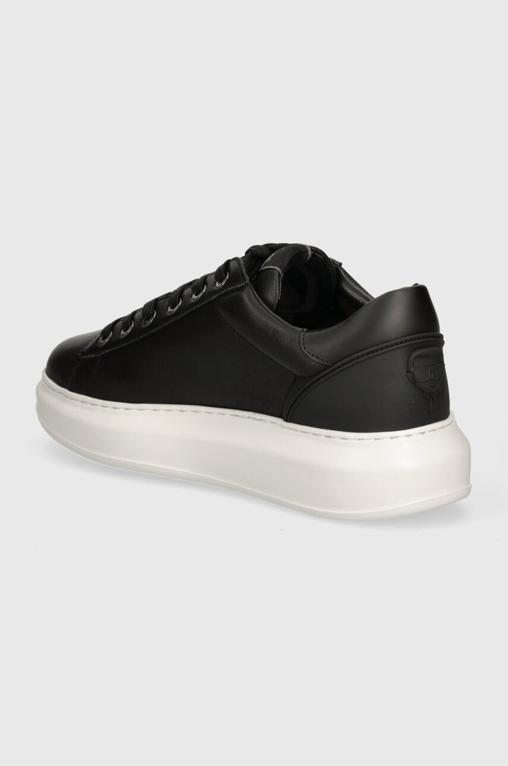 Karl Lagerfeld Kapri Leather Men's Sneakers | Black