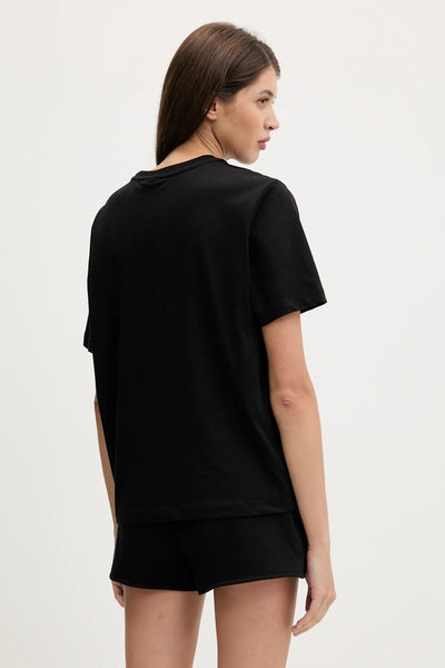 Karl Lagerfeld Regular K Logo Women's T-shirt | Black