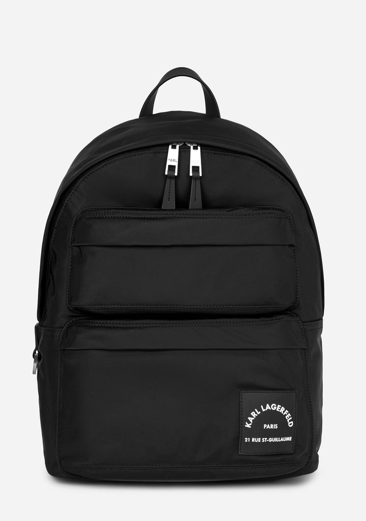 Karl Lagerfeld Nylon Backpack | Black