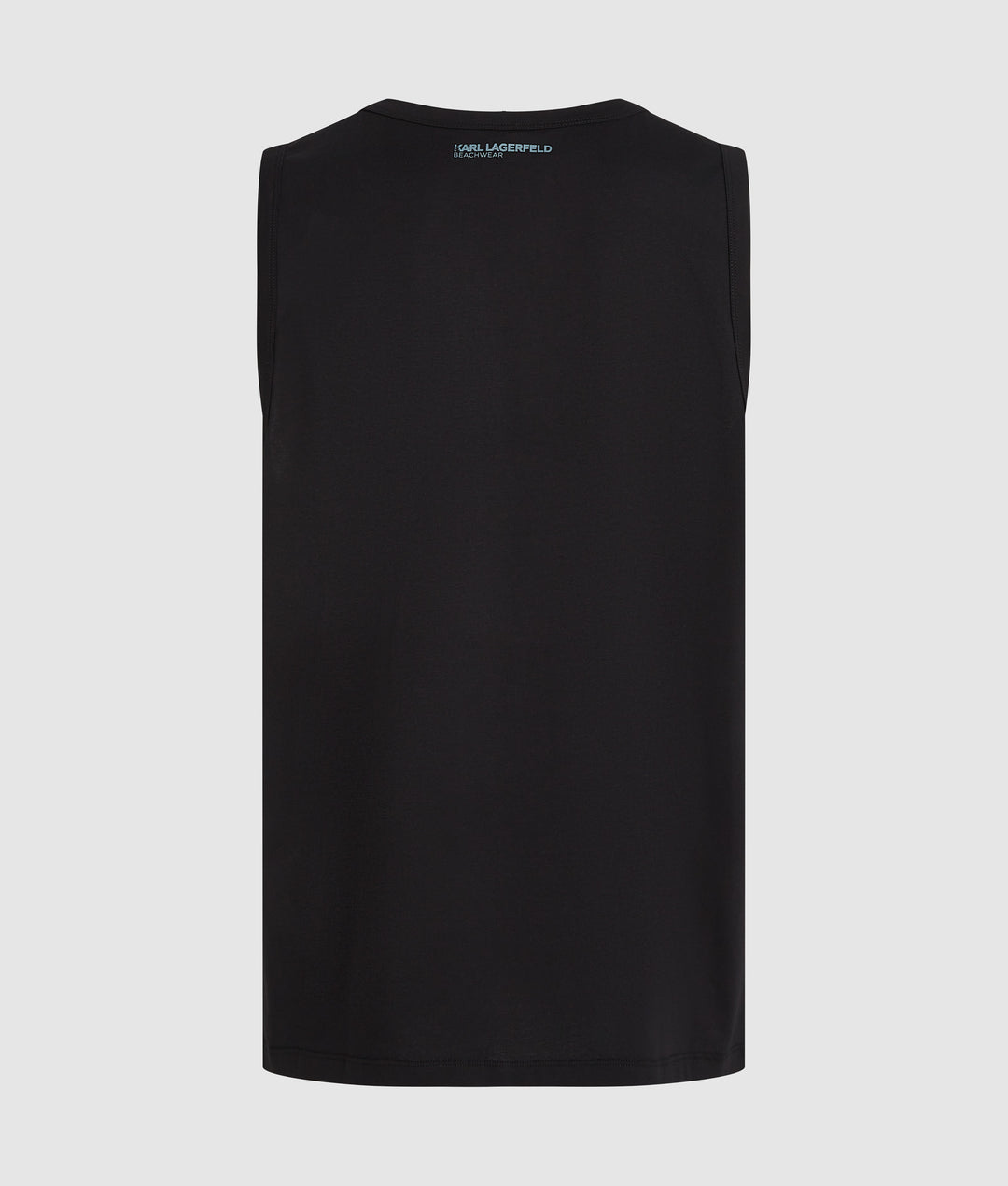 Karl Lagerfeld Ikon Metallic Beach Tank Top | Black