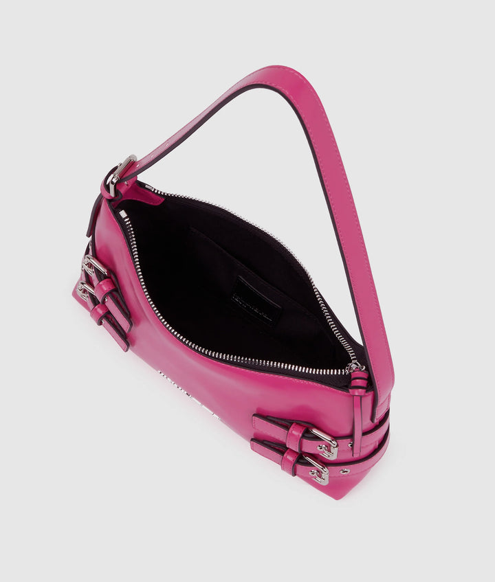 Karl Lagerfeld Buckle Shoulder Bag | Very Berry