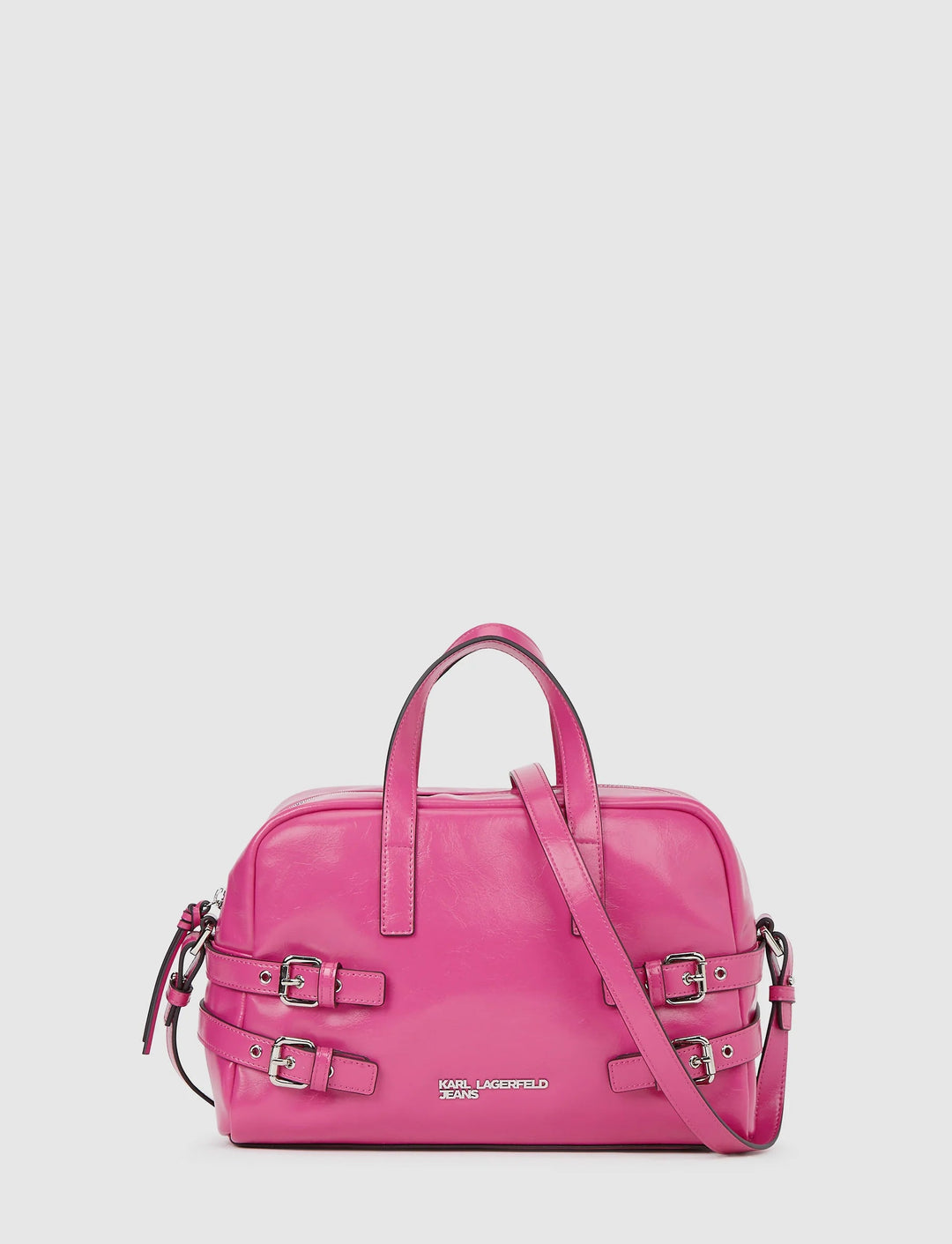 Karl Lagerfeld Buckle Bowling Bag | Very Berry