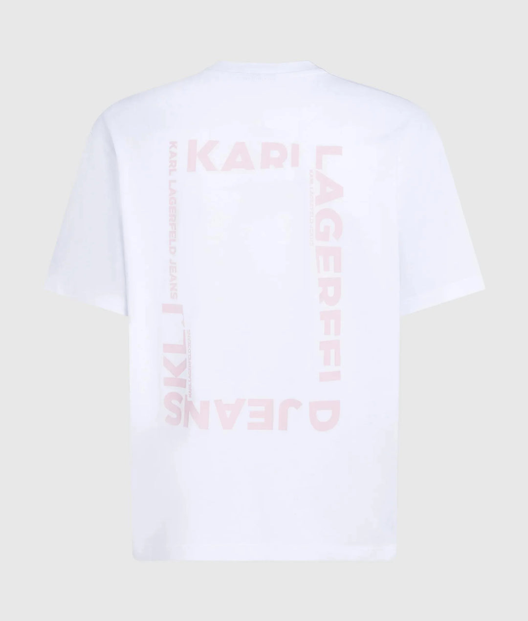 Karl Lagerfeld Regular Fit Frame Logo Women's T-shirt | White