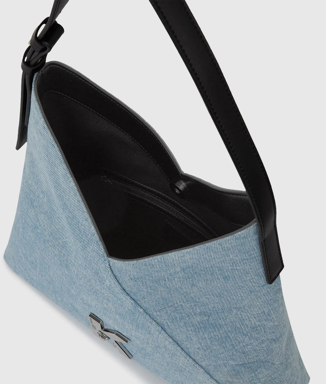 Karl Lagerfeld Geo Small Denim Tote Bag | Acid Light