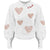 MC2 Saint Barth Pullover with Hearts | White