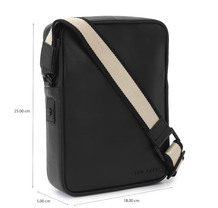 Ted Baker Caiisey Leather Flight Bag | Black