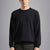 Paul & Shark Merino Wool Crewneck Pullover with Iconic Badge | Black