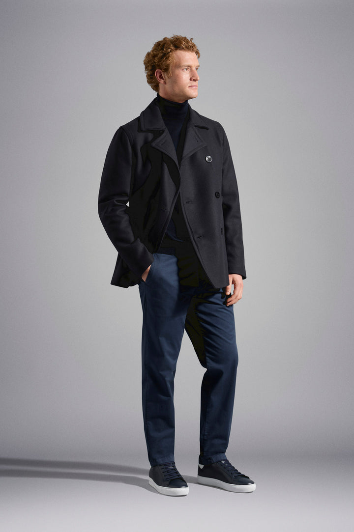 Paul & Shark Stretch Cotton Trousers | Navy