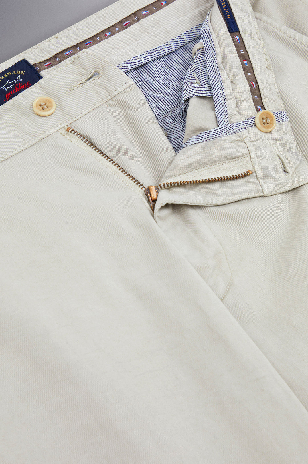 Paul & Shark Stretch Cotton Trousers | Beige
